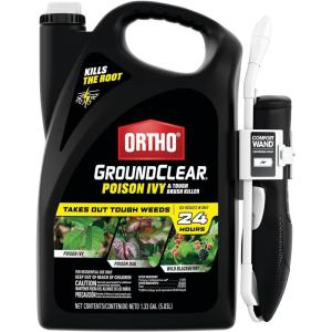 imageOrtho GroundClear Poison Ivy ampamp Tough Brush Killer  Ready to Use with Comfort Wand Poison Ivy Killer Also Kills Poison Oak Kudzu Wild Blackberry Vines ampamp More 133 galLarge Comfort Wand
