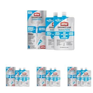 imageOrtho GroundClear Weed ampamp Grass Killer Super Concentrate1 Refill Pouch 2 x 5 fl oz Pouches5 fl oz Pack of 4