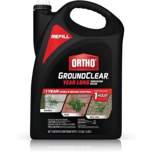 imageOrtho GroundClear Year Long Vegetation Killer Refill  Visible Results in 1 Hour Kills Weeds and Grasses to the Root Up to 1 Year of Weed and Grass Control 133 gal133 gal