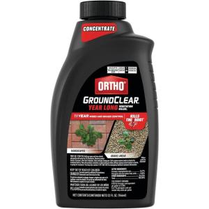 imageOrtho GroundClear Year Long Vegetation Killer Refill  Visible Results in 1 Hour Kills Weeds and Grasses to the Root Up to 1 Year of Weed and Grass Control 133 gal32 oz