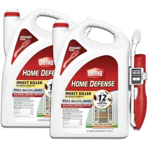 imageOrtho Home Defense Insect Killer for Indoor ampamp Perimeter2 With Comfort Wand Kills Ants Cockroaches Spiders Fleas ampamp Ticks Odor Free 11 gal Pack of 42 Pack