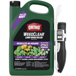 imageOrtho WeedClear Lawn Weed Killer ReadytoUse1 with Comfort Wand South Kills Dandelion and Clover 1 galComfort Wand