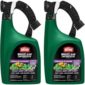 imageOrtho WeedClear Lawn Weed Killer ReadytoUse1 with Comfort Wand South Kills Dandelion and Clover 1 galReady to Spray 2 Pack