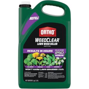 imageOrtho WeedClear Lawn Weed Killer ReadytoUse1 with Comfort Wand South Kills Dandelion and Clover 1 galRefill